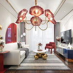 lotus-leaf-glass-chandelier