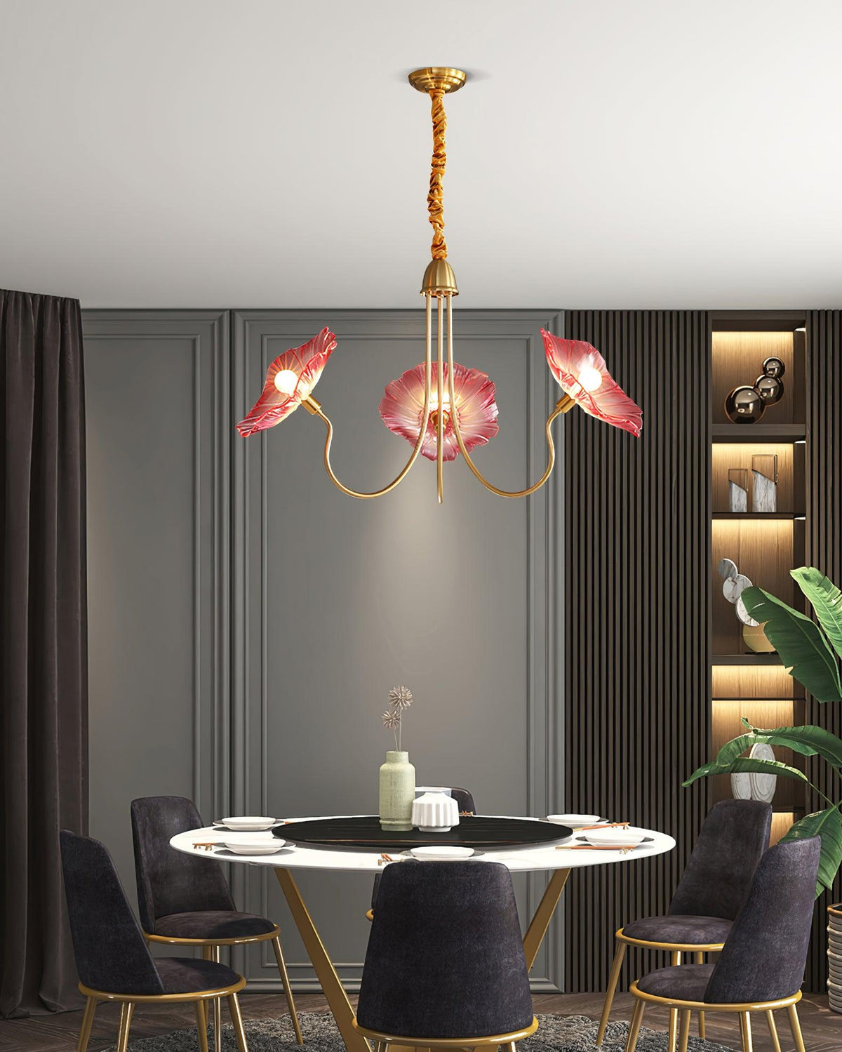 lotus-leaf-glass-chandelier