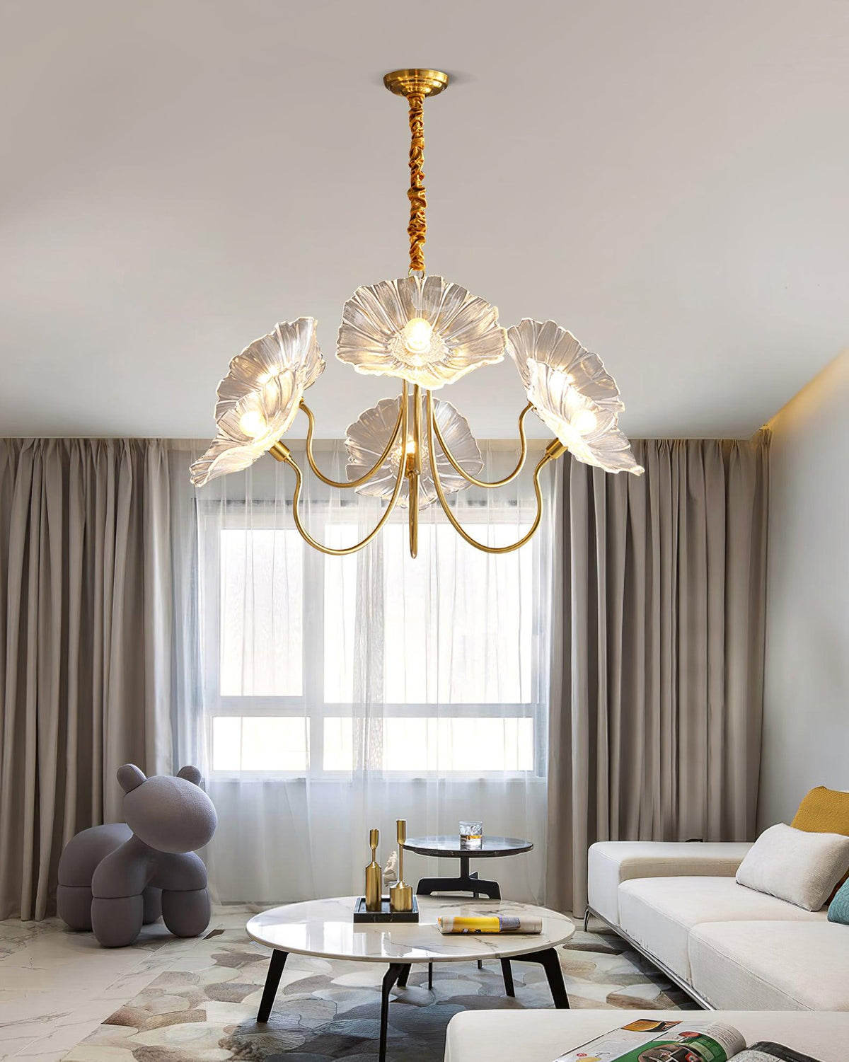 lotus-leaf-glass-chandelier