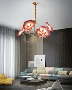lotus-leaf-glass-chandelier