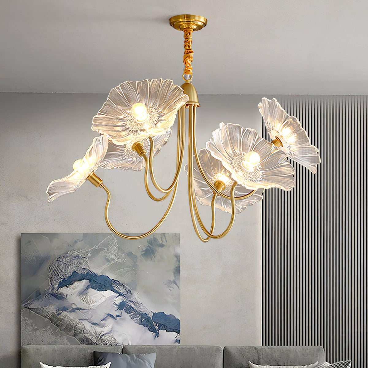 lotus-leaf-glass-chandelier
