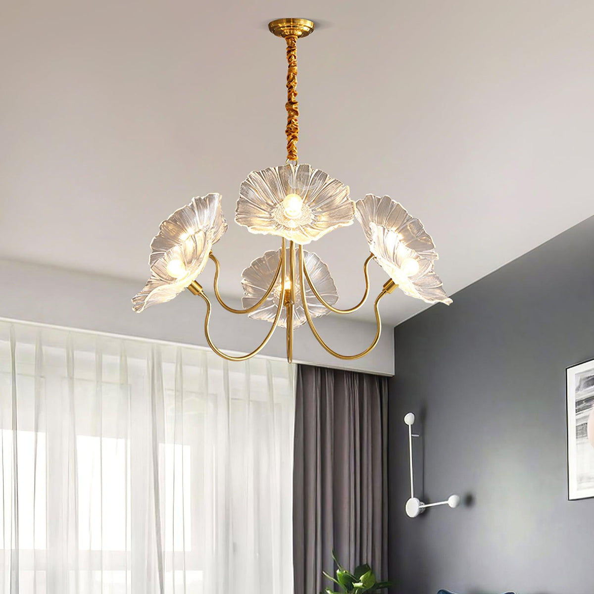 lotus-leaf-glass-chandelier