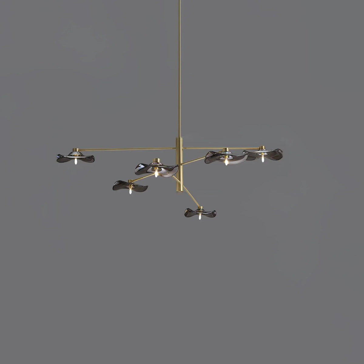 lotus-leaves-glass-chandelier