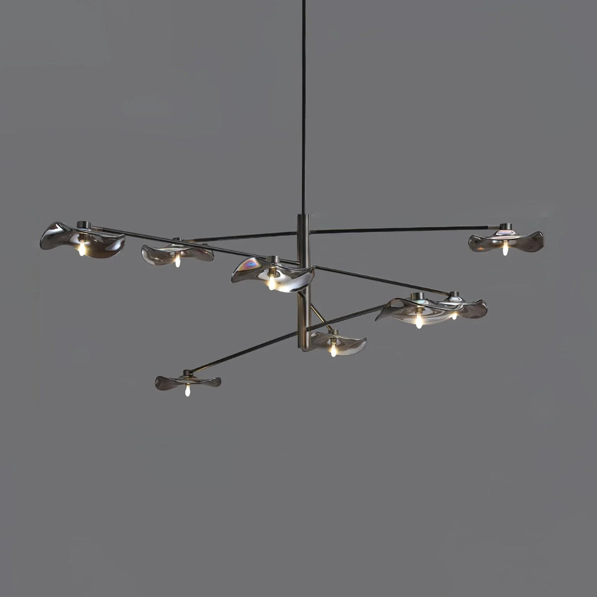 lotus-leaves-glass-chandelier