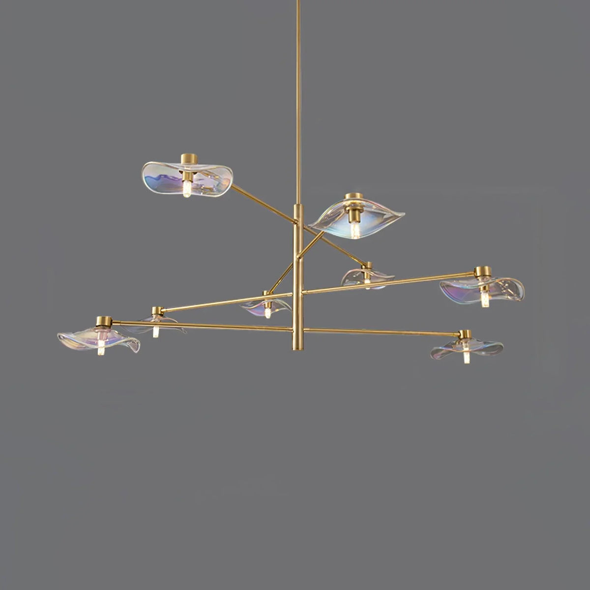 lotus-leaves-glass-chandelier