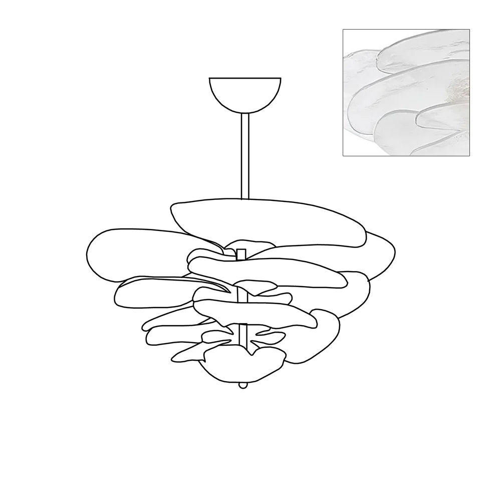 lotus-leaf-layered-glass-chandelier