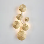 Pure Copper Lotus Leaf Wall Sconce