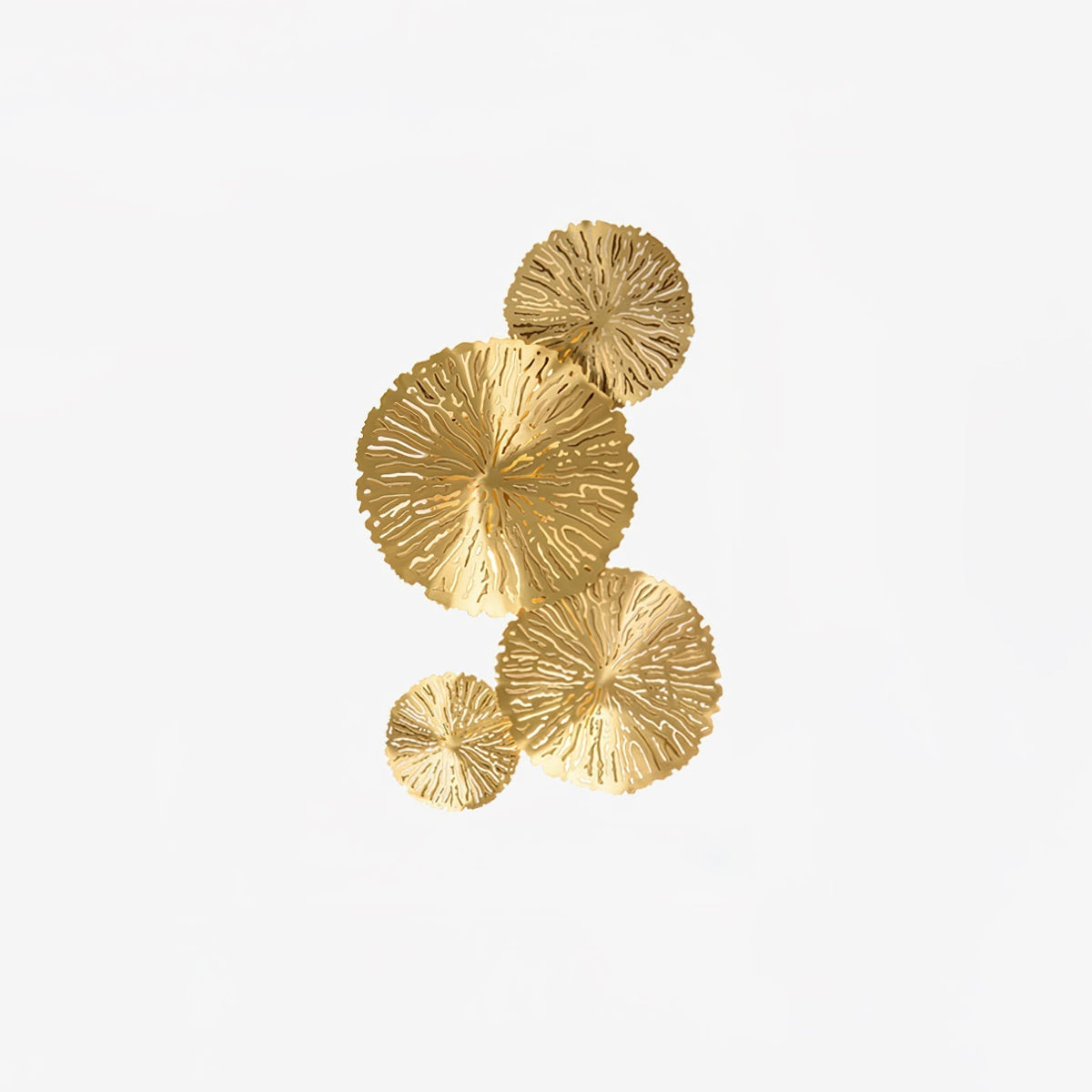 Pure Copper Lotus Leaf Wall Sconce