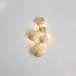 Pure Copper Lotus Leaf Wall Sconce