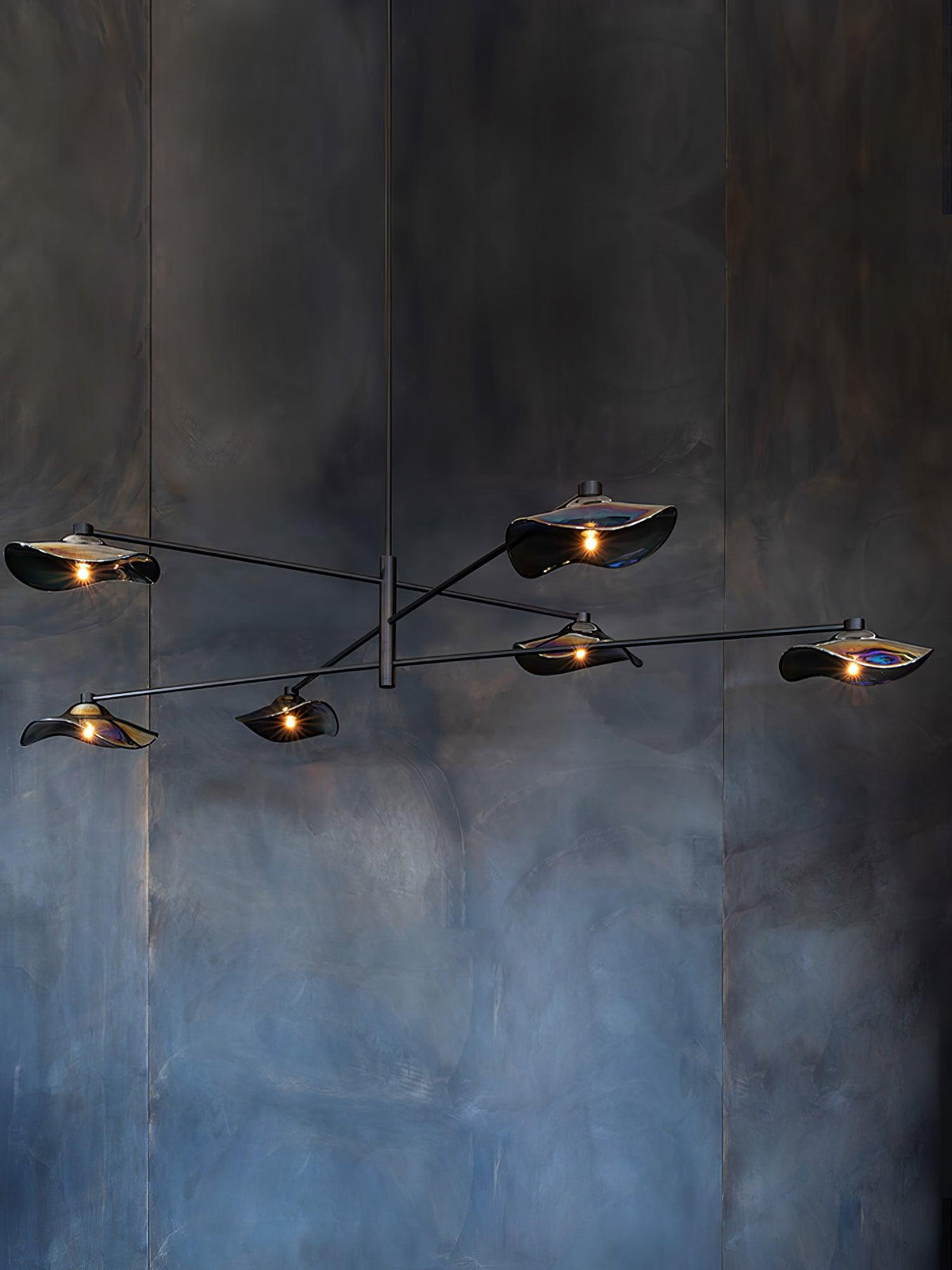 lotus-leaves-glass-chandelier