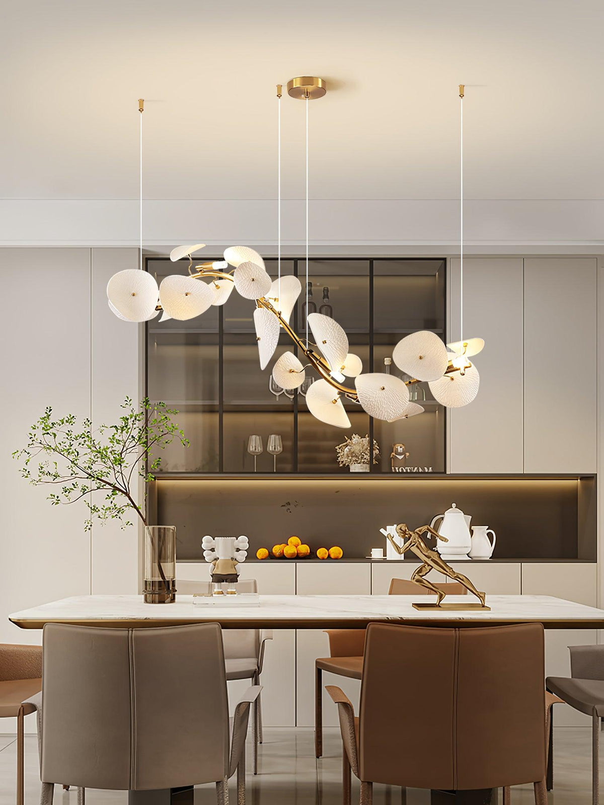 lotus-petal-chandelier