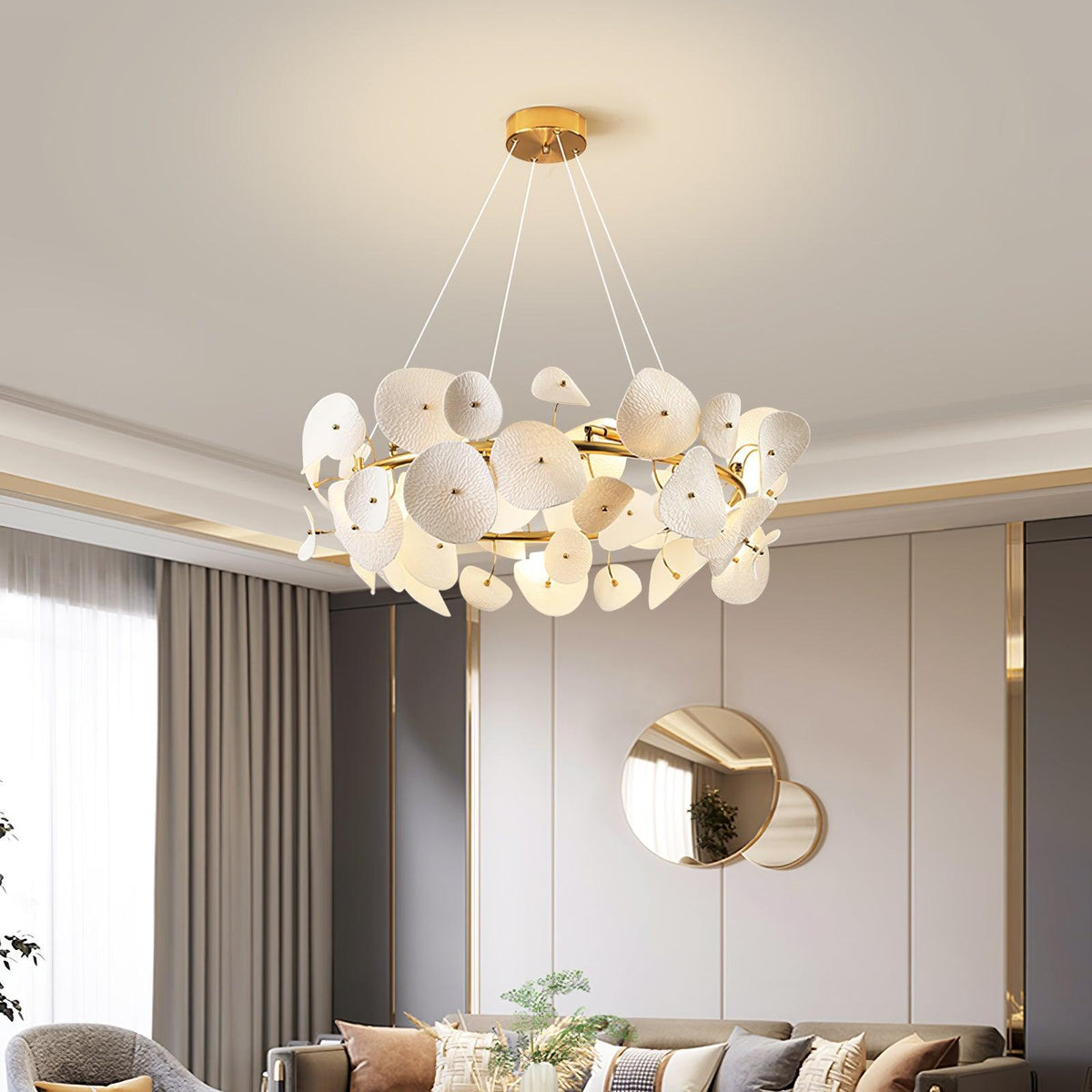 lotus-petal-chandelier