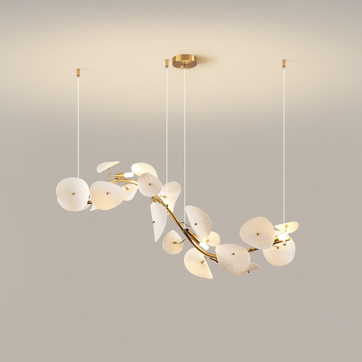 lotus-petal-chandelier
