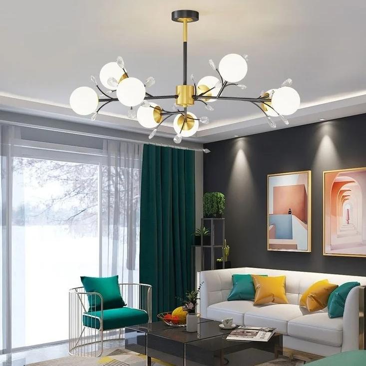 Nordic Living Room Modern Minimalist Creative Chandelier