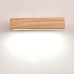 Luca Angle LED Wall Sconce in Natural Wood Finish