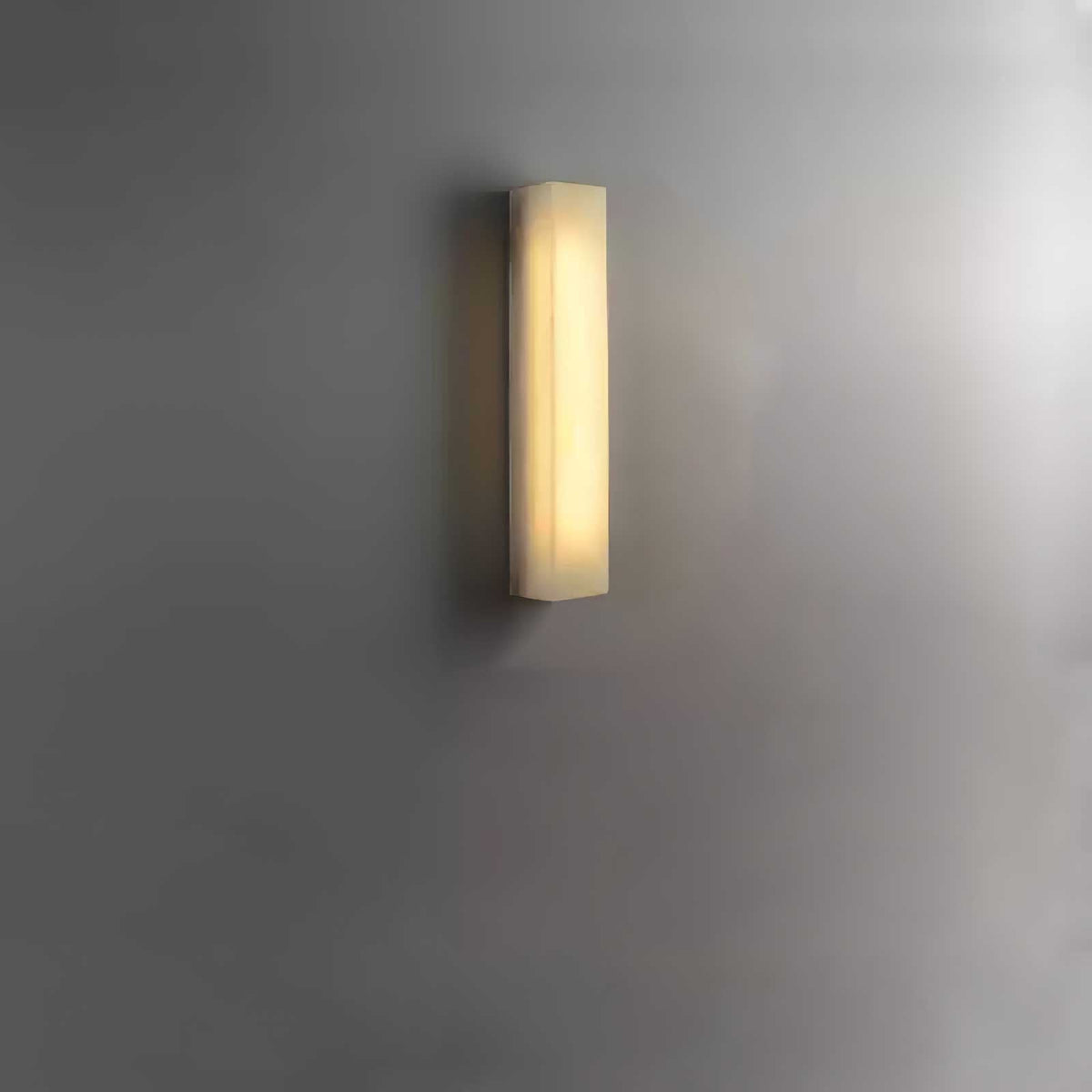 Lucent Pillar Alabaster Wall Sconce – Modern LED Wall Light