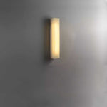 Lucent Pillar Alabaster Wall Sconce – Modern LED Wall Light