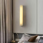 Lucent Pillar Alabaster Wall Sconce – Modern LED Wall Light