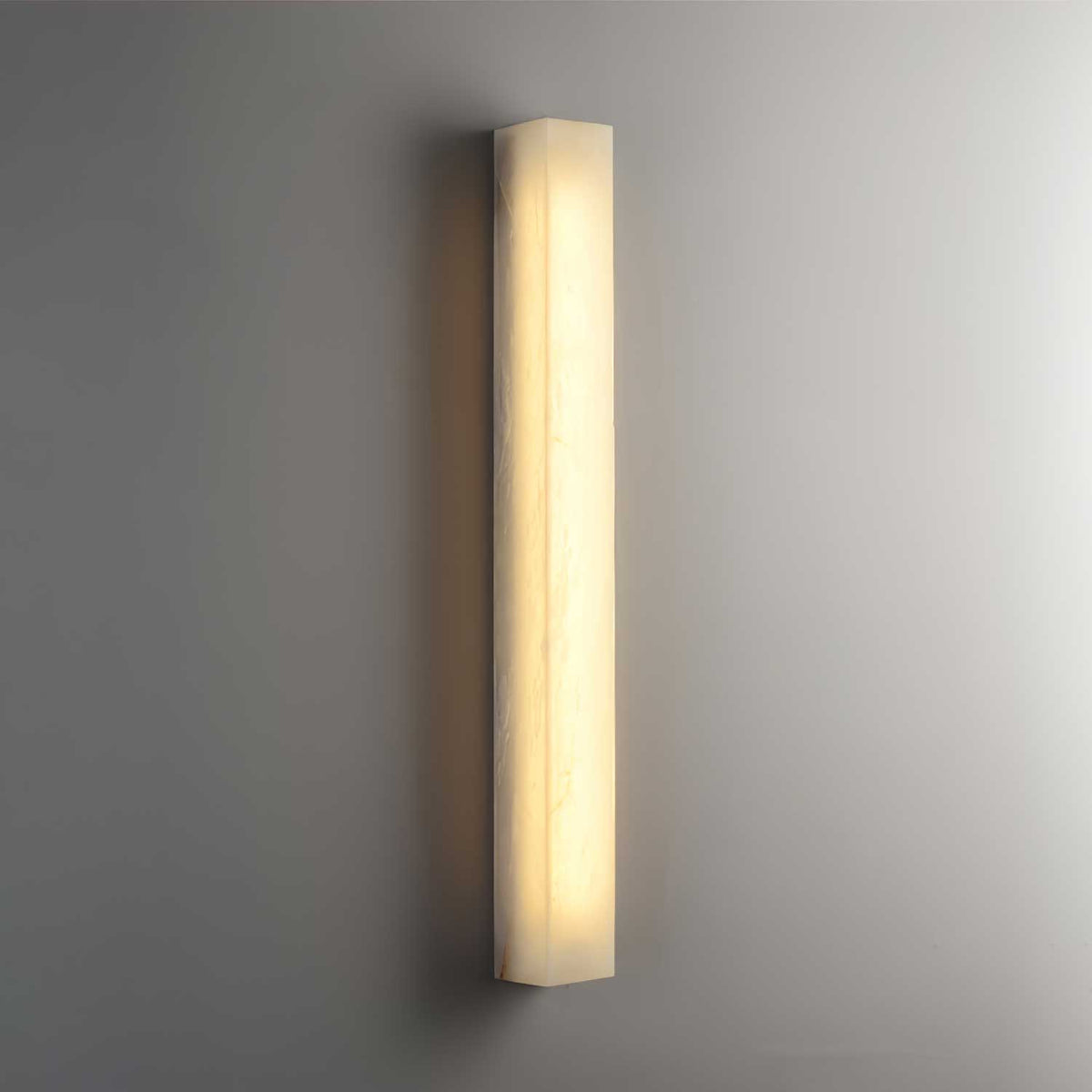 Lucent Pillar Alabaster Wall Sconce – Modern LED Wall Light
