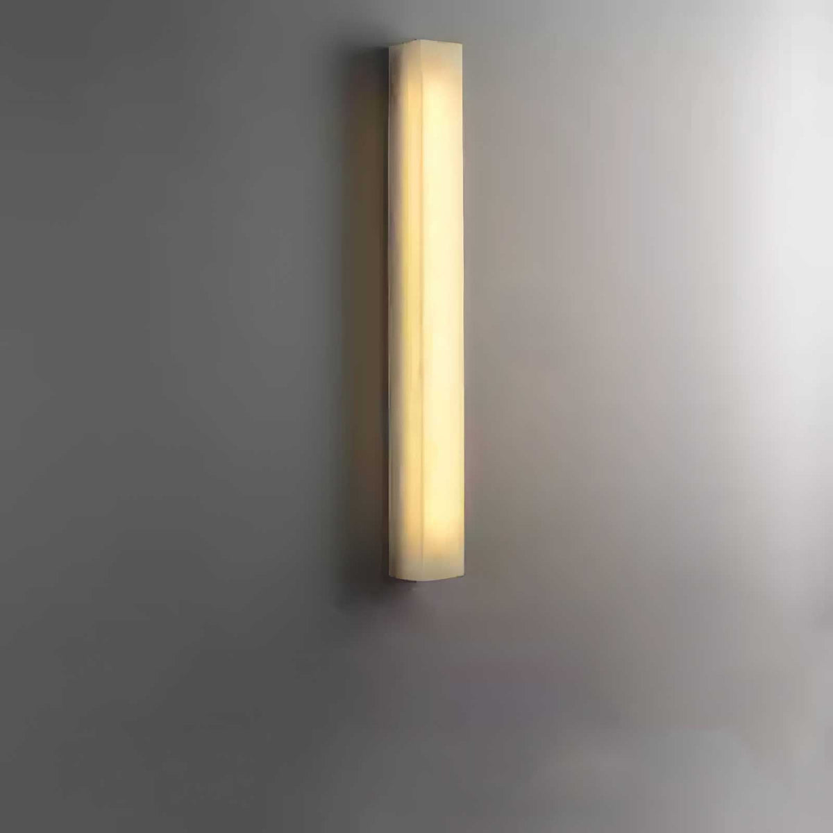 Lucent Pillar Alabaster Wall Sconce – Modern LED Wall Light