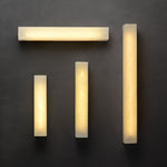 Lucent Pillar Alabaster Wall Sconce – Modern LED Wall Light
