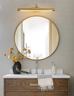 Lucent Vanity Wall Light – Modern LED Wall Sconce in Gold Finish