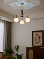 Lucienne Orb Chandelier – Modern Glass & Gold Pendant Light
