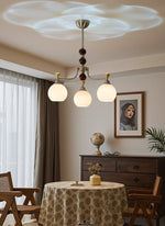 Lucienne Orb Chandelier – Modern Glass & Gold Pendant Light