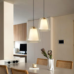 Lucinda Glass Pendant Light in Gold Finish for Modern Interiors
