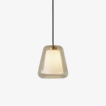 Lucinda Glass Pendant Light in Gold Finish for Modern Interiors