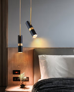 Lukas Modern Pendant Light in Iron and Aluminum