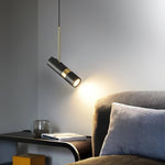 Lukas Modern Pendant Light in Iron and Aluminum