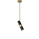 Lukas Modern Pendant Light in Iron and Aluminum