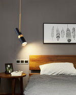 Lukas Modern Pendant Light in Iron and Aluminum