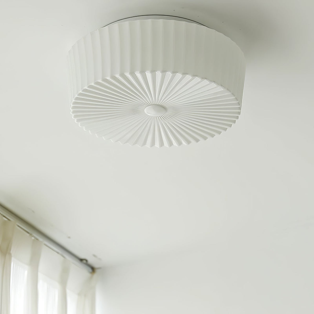 Lume Glass Flush Mount Ceiling Light – Modern LED Fixture for Bedroom & Living Room