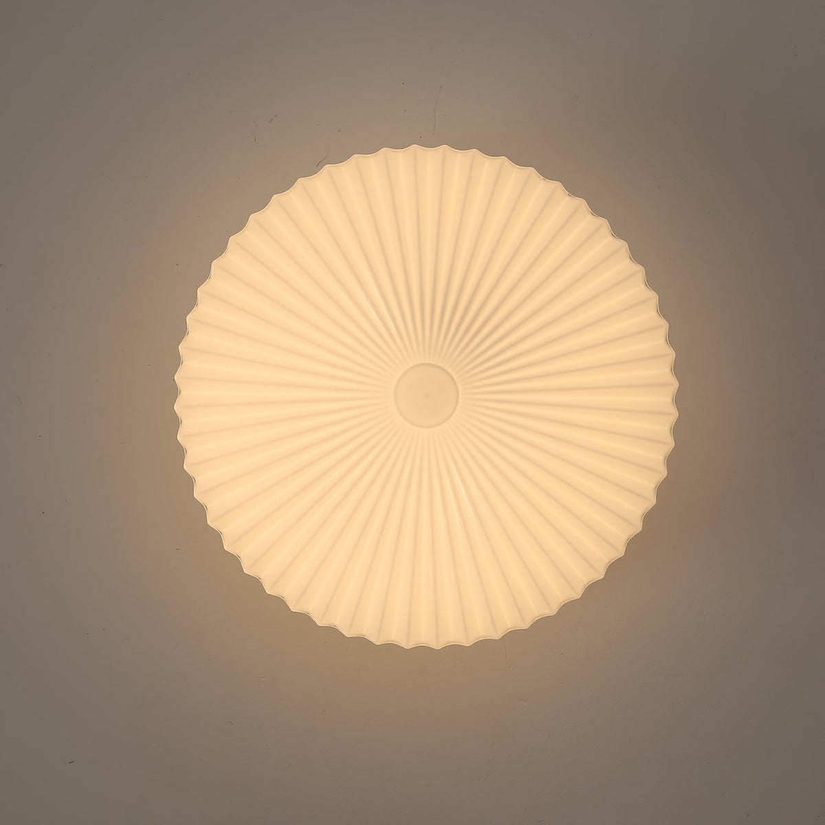 Lume Glass Flush Mount Ceiling Light – Modern LED Fixture for Bedroom & Living Room