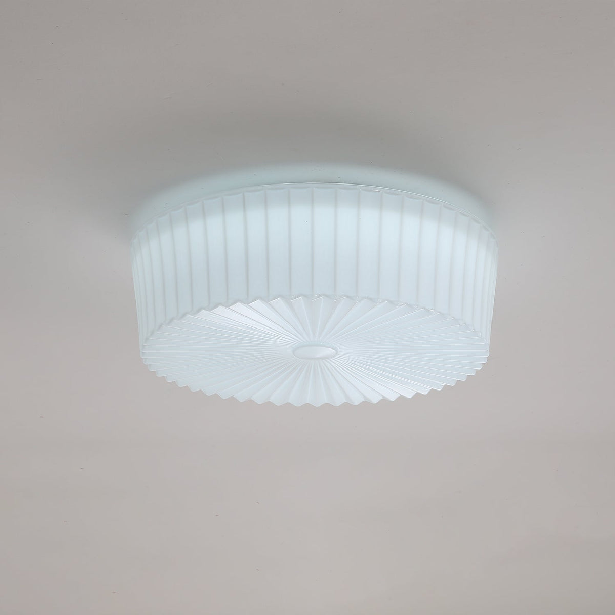 Lume Glass Flush Mount Ceiling Light – Modern LED Fixture for Bedroom & Living Room