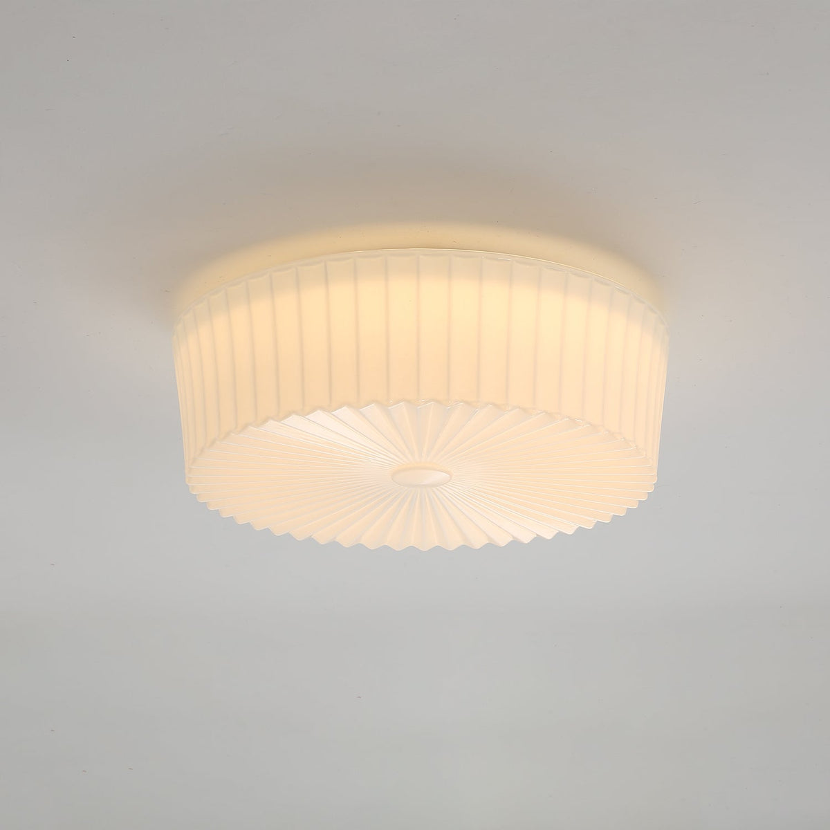 Lume Glass Flush Mount Ceiling Light – Modern LED Fixture for Bedroom & Living Room