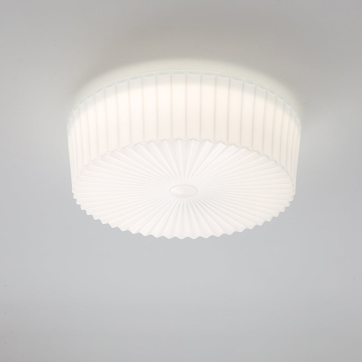 Lume Glass Flush Mount Ceiling Light – Modern LED Fixture for Bedroom & Living Room