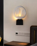 Lumen Rift Alabaster Wall Sconce – Modern LED Wall Light for Bedroom & Living Room