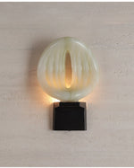 Lumen Rift Alabaster Wall Sconce – Modern LED Wall Light for Bedroom & Living Room