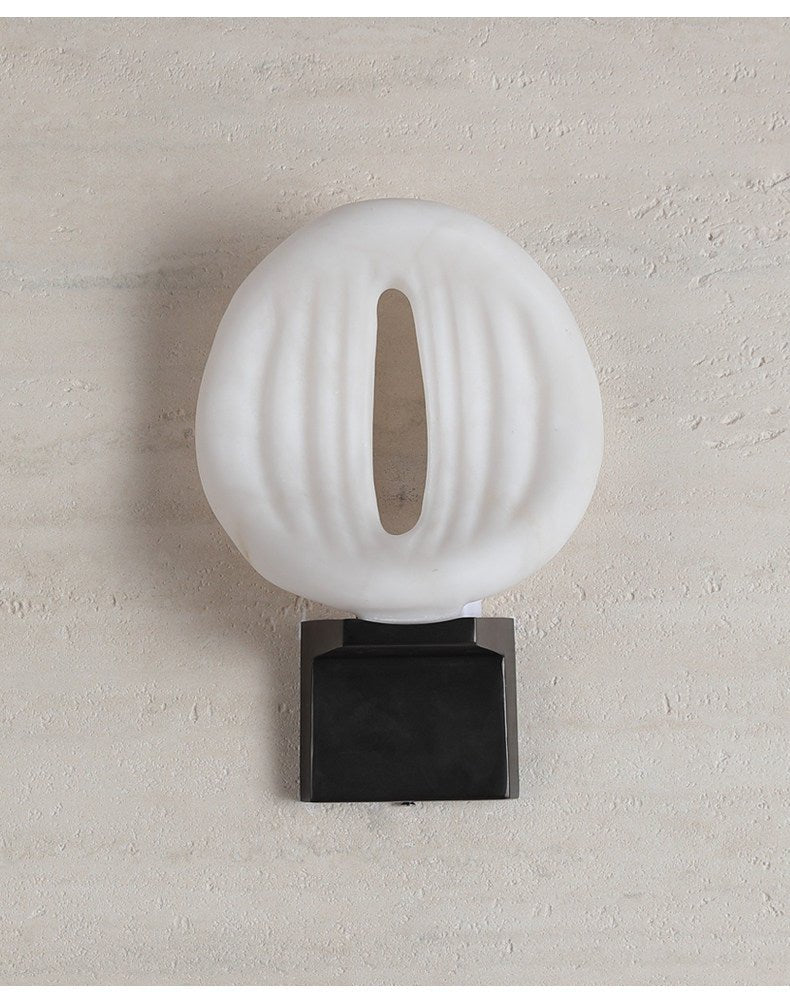Lumen Rift Alabaster Wall Sconce – Modern LED Wall Light for Bedroom & Living Room