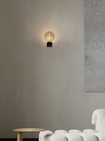 Lumen Rift Alabaster Wall Sconce – Modern LED Wall Light for Bedroom & Living Room