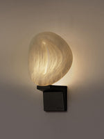 Lumen Rift Alabaster Wall Sconce – Modern LED Wall Light for Bedroom & Living Room