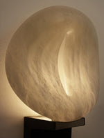 Lumen Rift Alabaster Wall Sconce – Modern LED Wall Light for Bedroom & Living Room