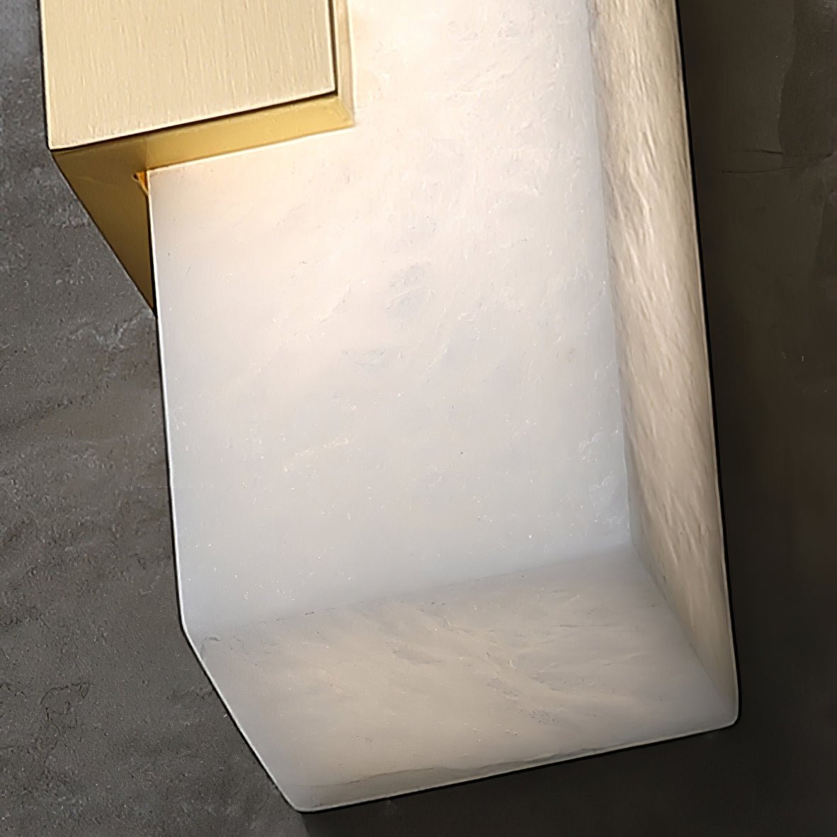 Alabaster LED Wall Sconce in Brushed Brass | Modern Linear Lighting