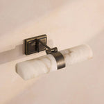 Lumiel Alabaster Wall Sconce in Antique Brass |