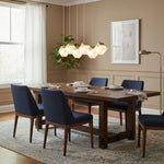 Lumina Vox Alabaster Pendant Light – Sculptural Brass Chandelier
