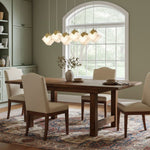 Lumina Vox Alabaster Pendant Light – Sculptural Brass Chandelier