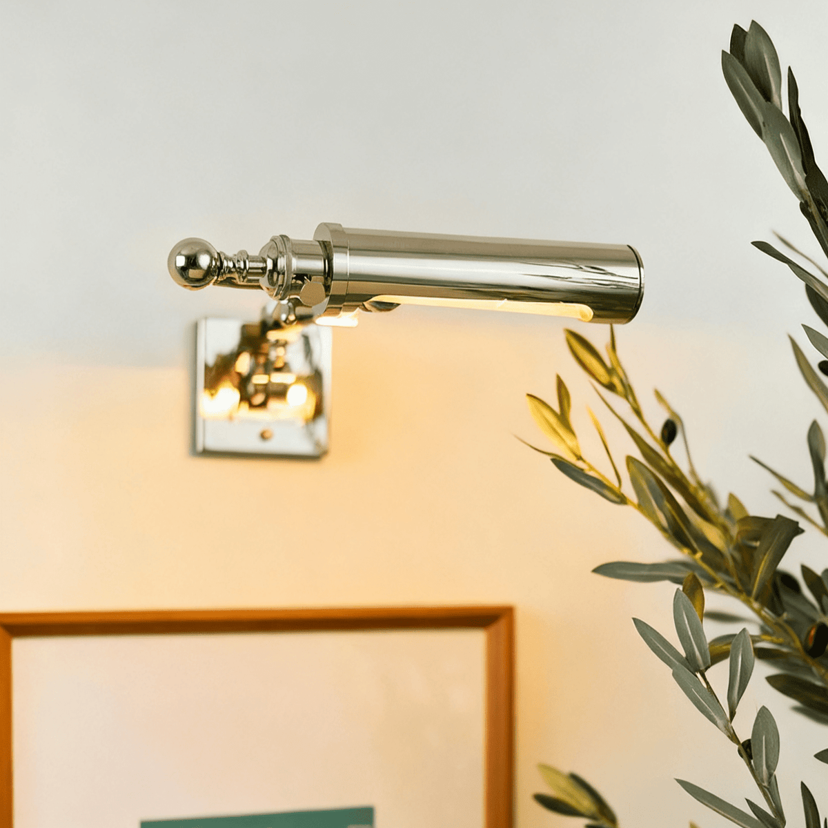 Lumina Polished Chrome Wall Sconce for Modern Interiors